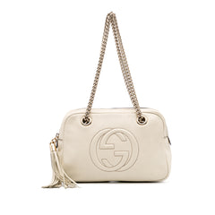 Leather Soho Chain Zip Shoulder Bag