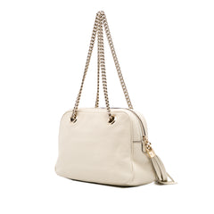 Leather Soho Chain Zip Shoulder Bag
