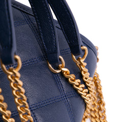 Quilted Diamond Lambskin Becky Wallet on Chain