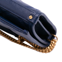 Quilted Diamond Lambskin Becky Wallet on Chain