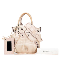 Mini Lambskin Motocross Pompon Bag