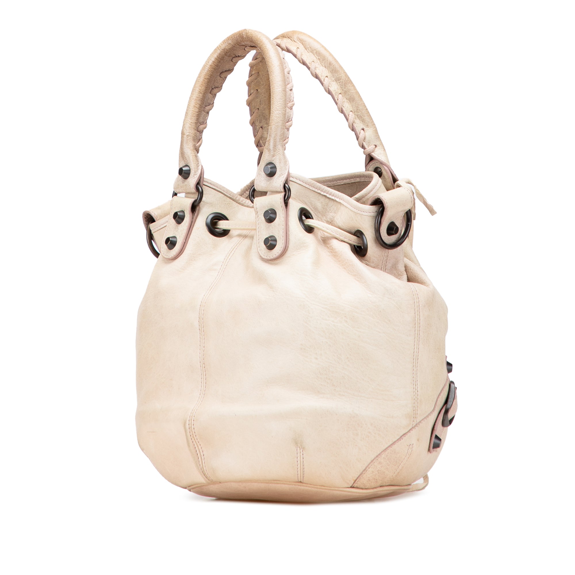 Mini Lambskin Motocross Pompon Bag