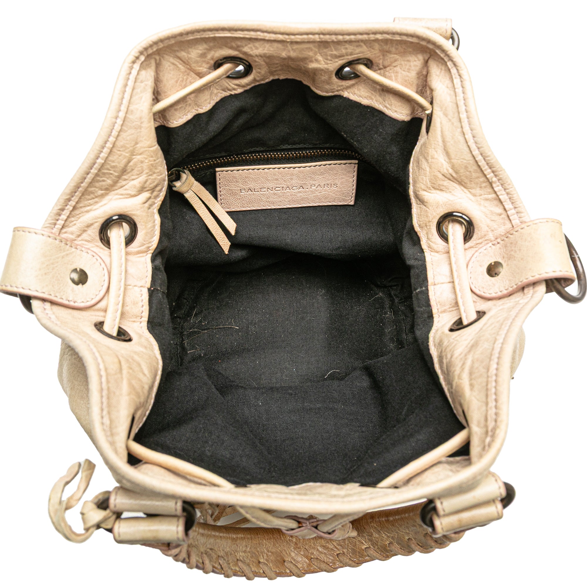 Mini Lambskin Motocross Pompon Bag