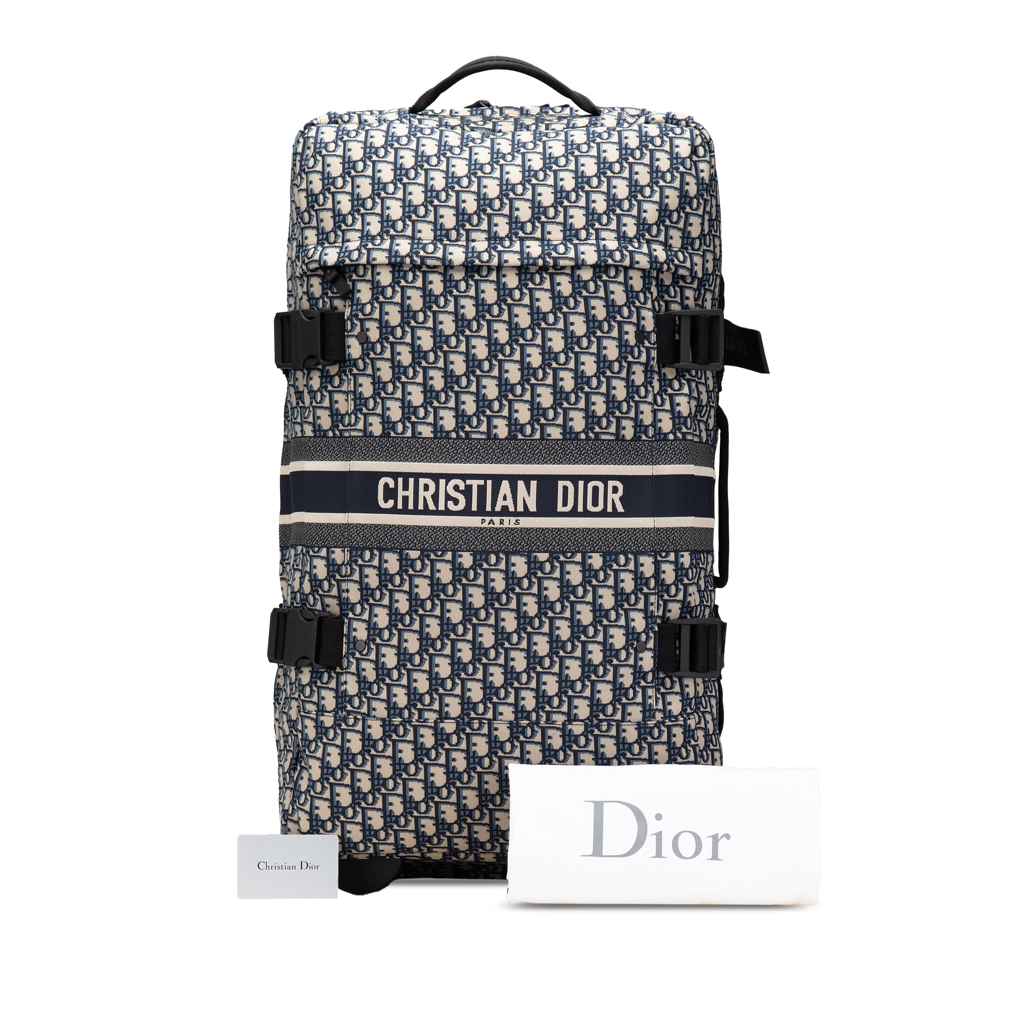 Small Oblique Canvas Diortravel Suitcase