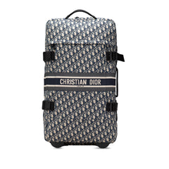 Small Oblique Canvas Diortravel Suitcase