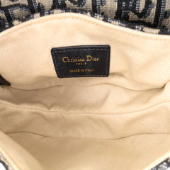 Mini Oblique Canvas Saddle Bag