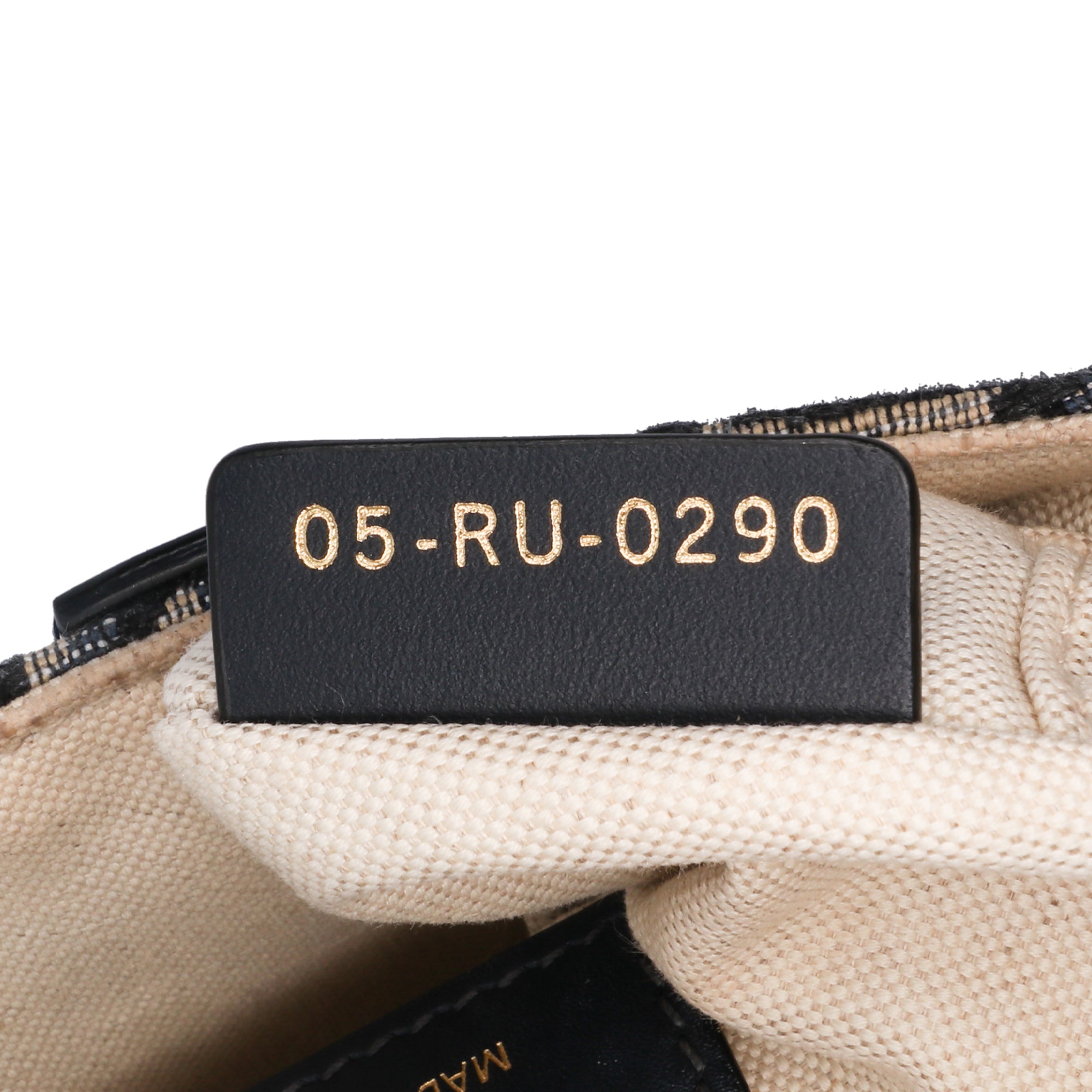 Mini Oblique Canvas Saddle Bag