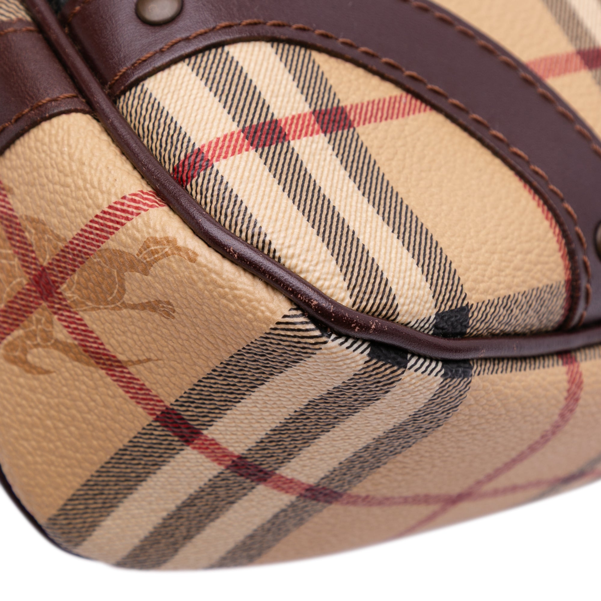 Haymarket Check Coated Canvas Shoulder Bag