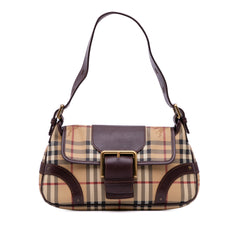 Haymarket Check Coated Canvas Shoulder Bag