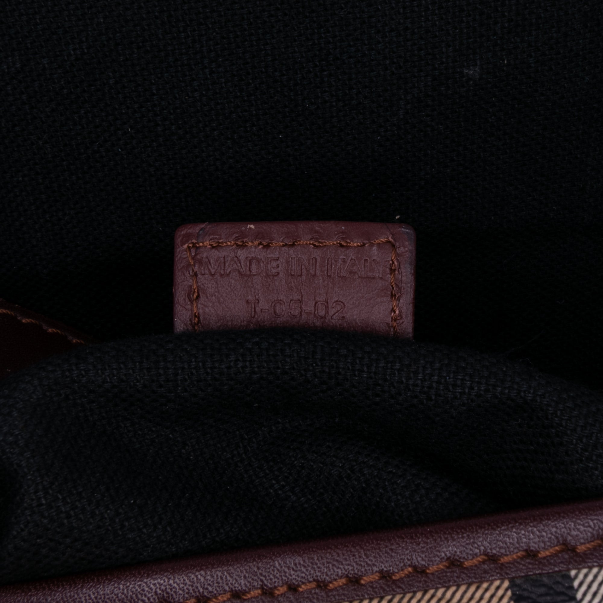 Haymarket Check Coated Canvas Shoulder Bag