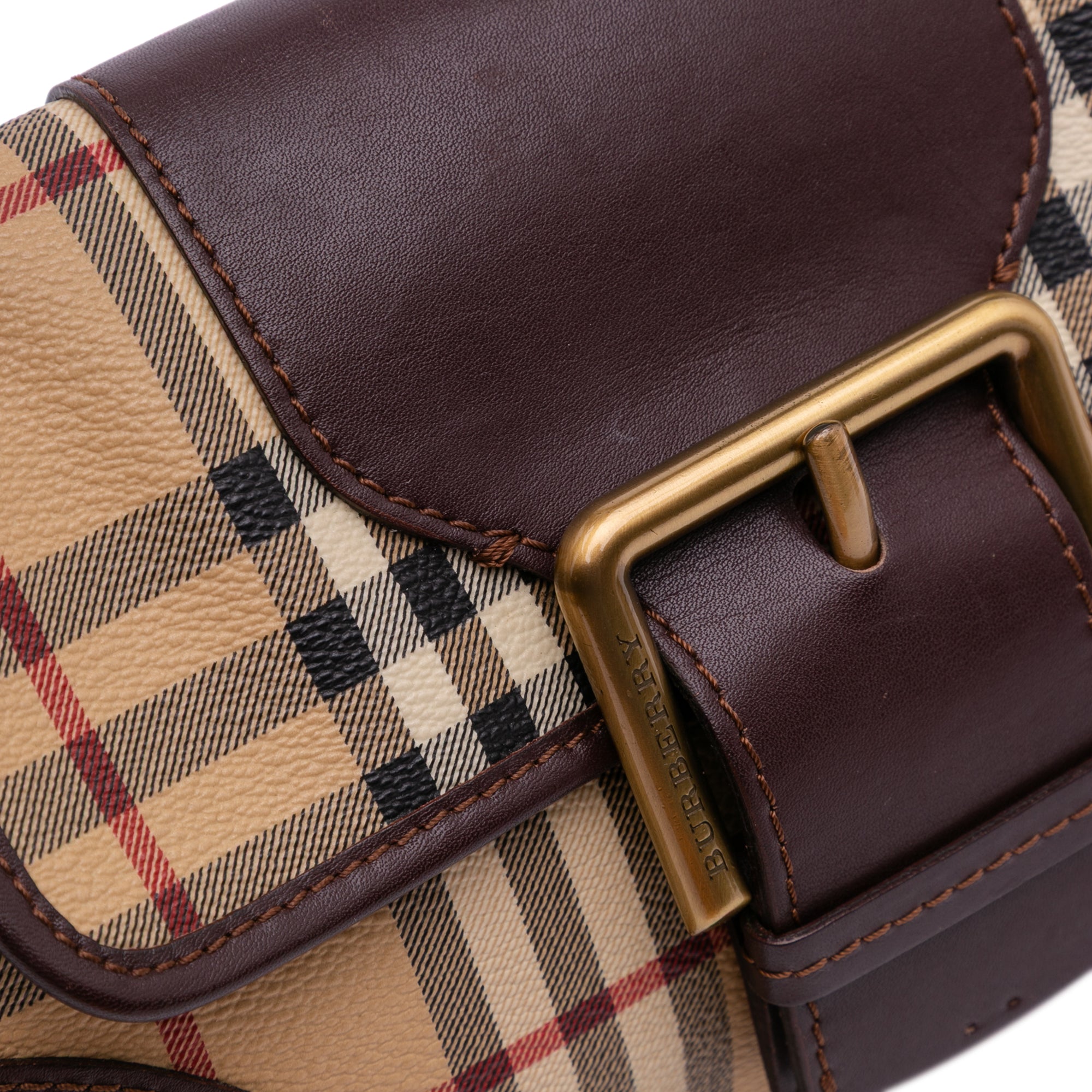 Haymarket Check Coated Canvas Shoulder Bag