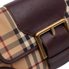 Haymarket Check Coated Canvas Shoulder Bag