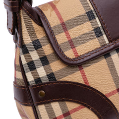 Haymarket Check Coated Canvas Shoulder Bag
