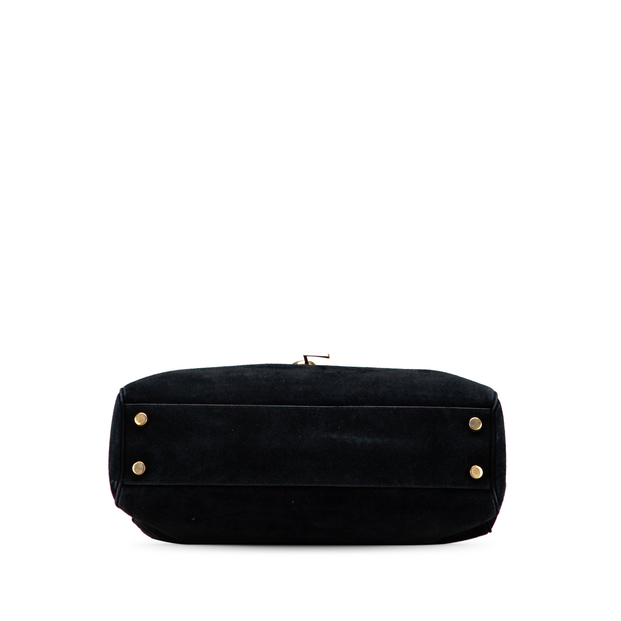 Suede Monogram Cassandre Shopper Tote