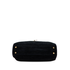Suede Monogram Cassandre Shopper Tote