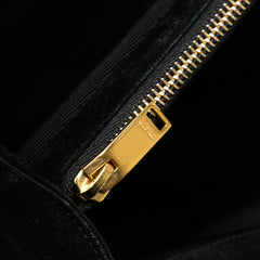 Suede Monogram Cassandre Shopper Tote