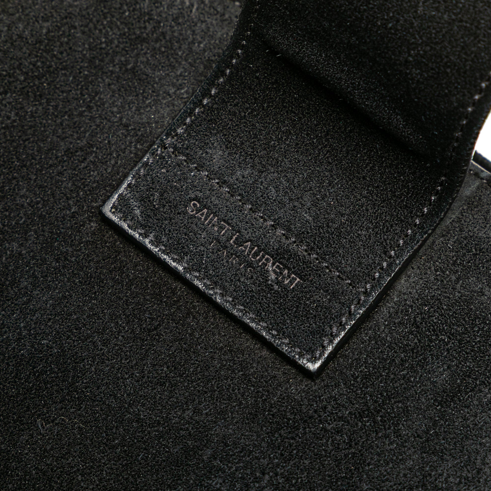 Suede Monogram Cassandre Shopper Tote