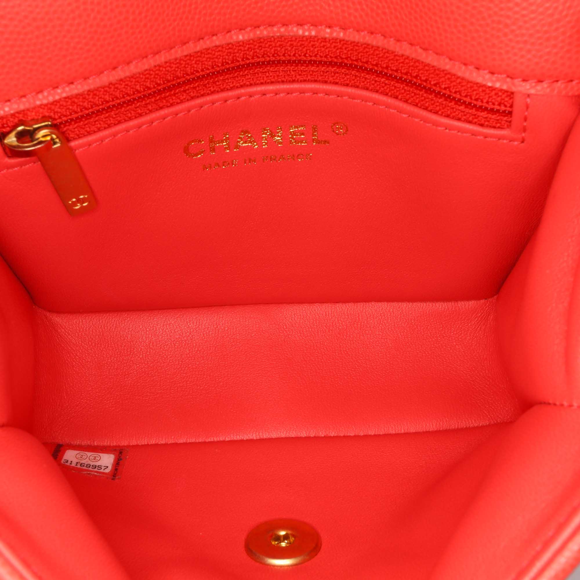 Mini Quilted Caviar Sweet Classic Flap