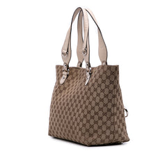 Medium GG Canvas Icon Bit Tote