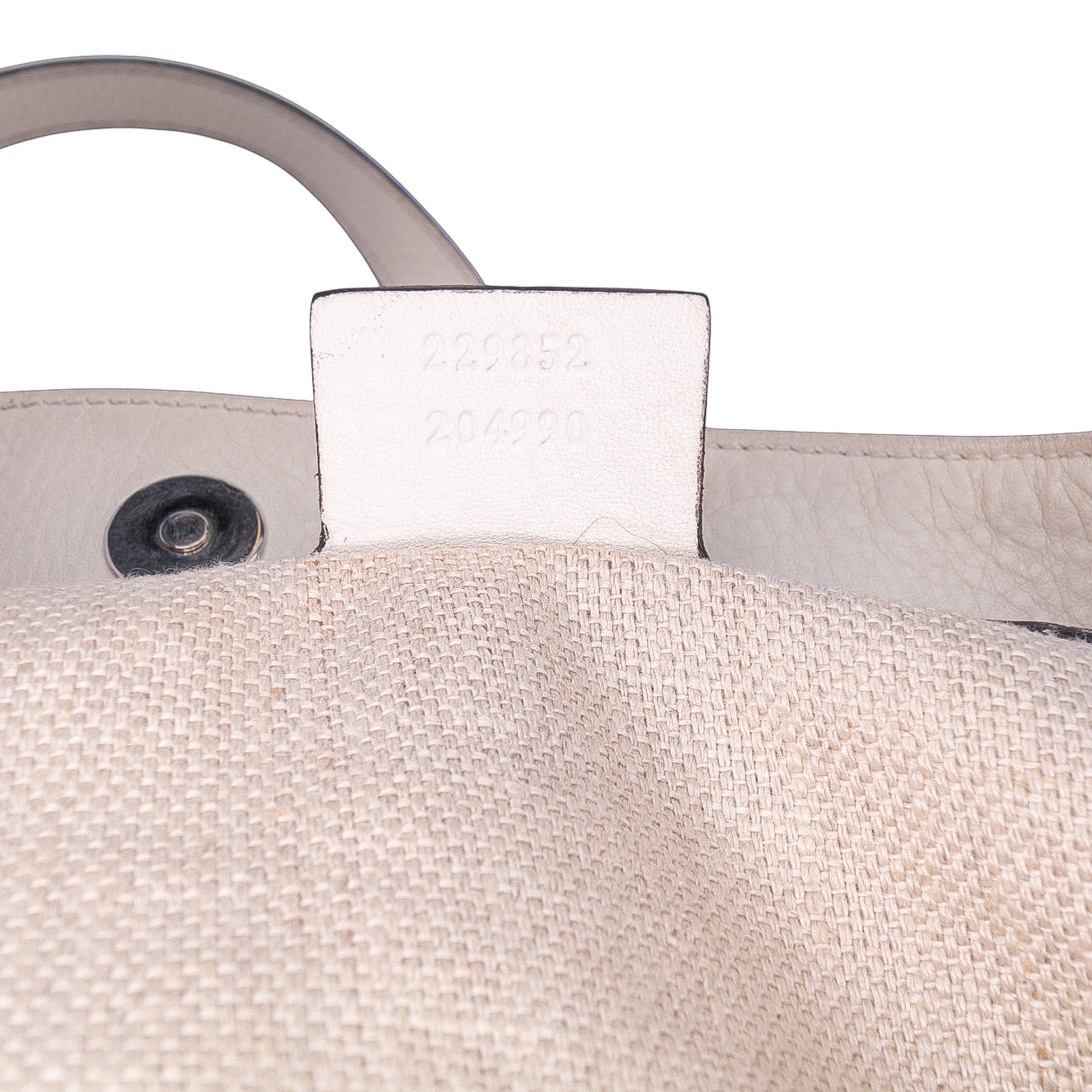 Medium GG Canvas Icon Bit Tote