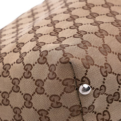 Medium GG Canvas Icon Bit Tote