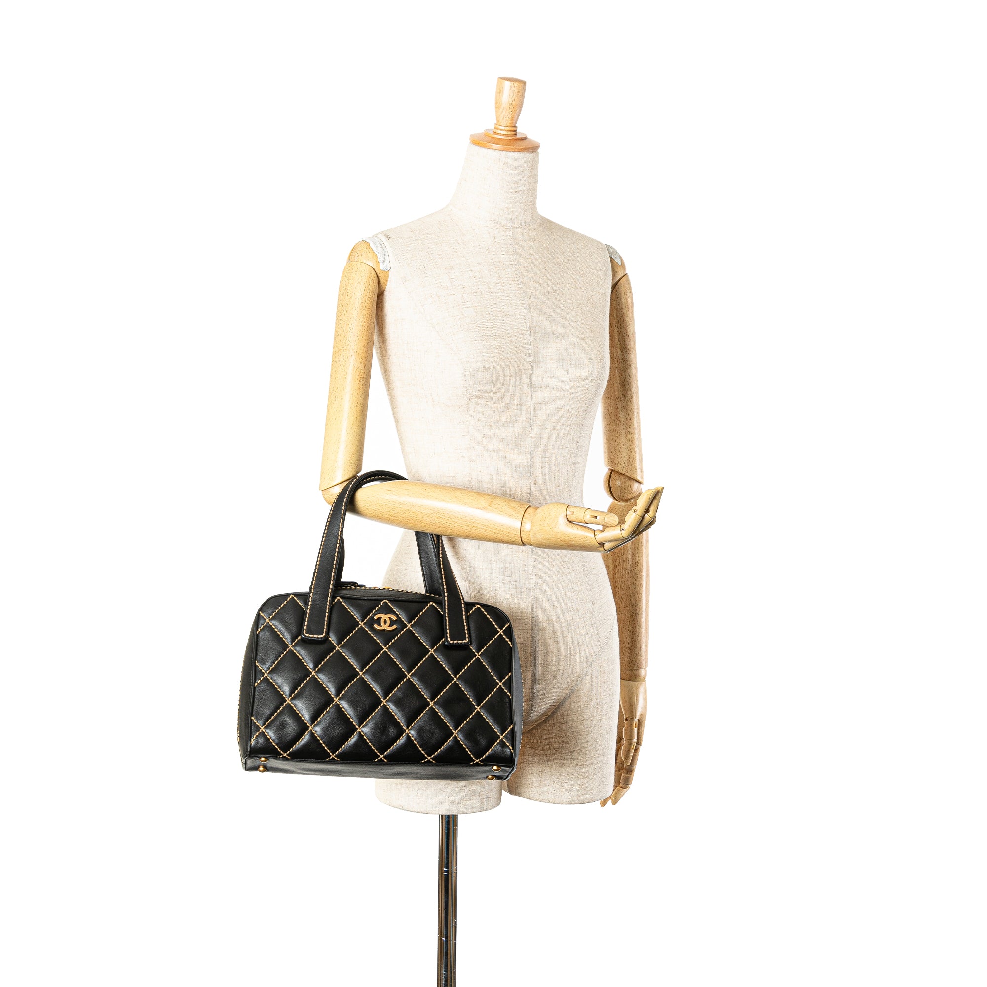 Lambskin Wild Stitch Handbag