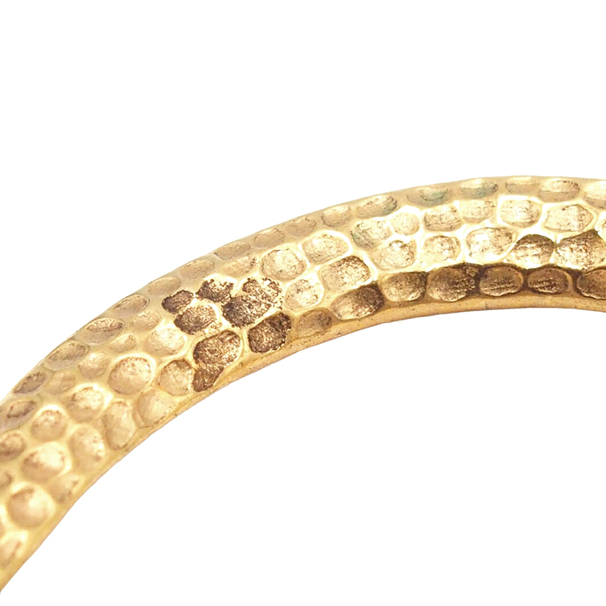 CC Gold Plated Teardrop Dangle Hoop Clip On Earrings