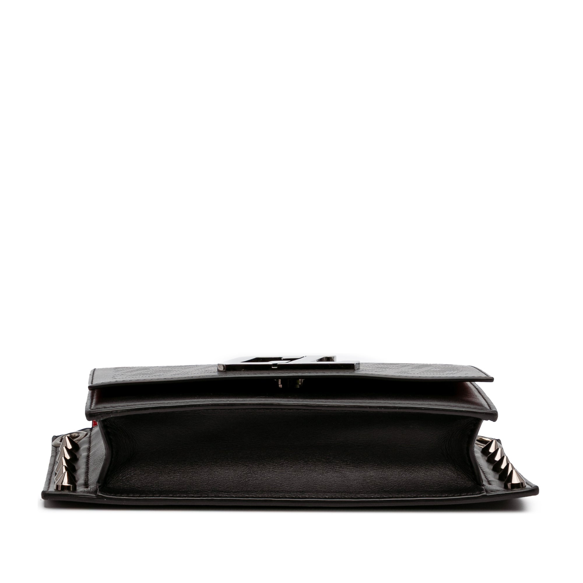 Leather Wallstrap Monogram Messenger Bag