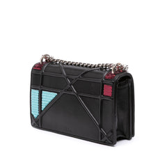 Mini Lambskin Sequin Diorama Flap