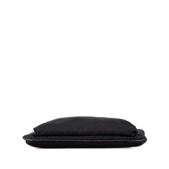 Saffiano Trimmed Tessuto Snap Crossbody