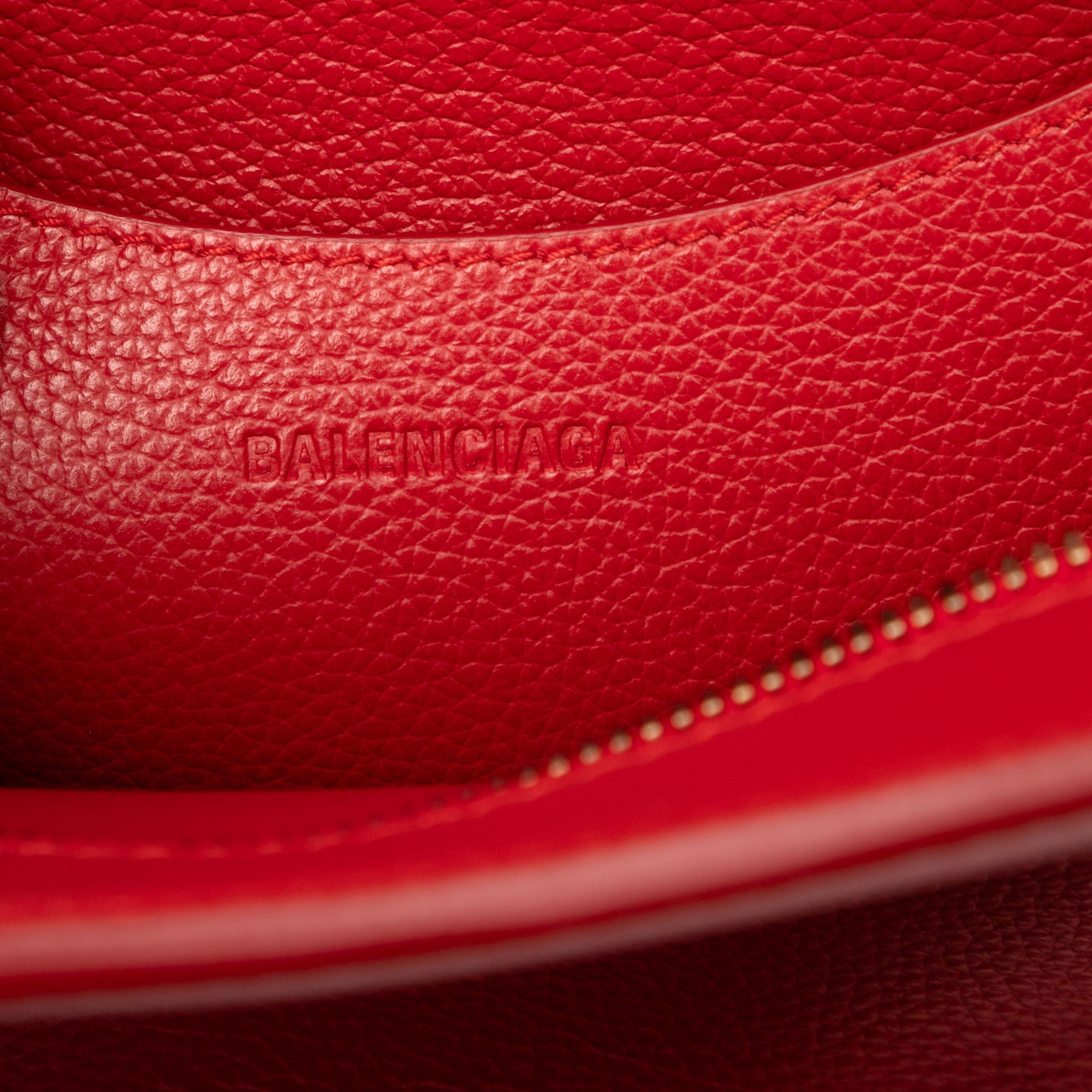 Small Grained Calfskin Motocross Neo Classic City Satchel