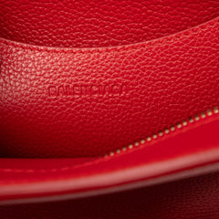 Small Grained Calfskin Motocross Neo Classic City Satchel