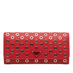 Saffiano Grommet Wallet