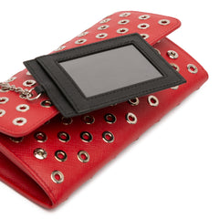 Saffiano Grommet Wallet