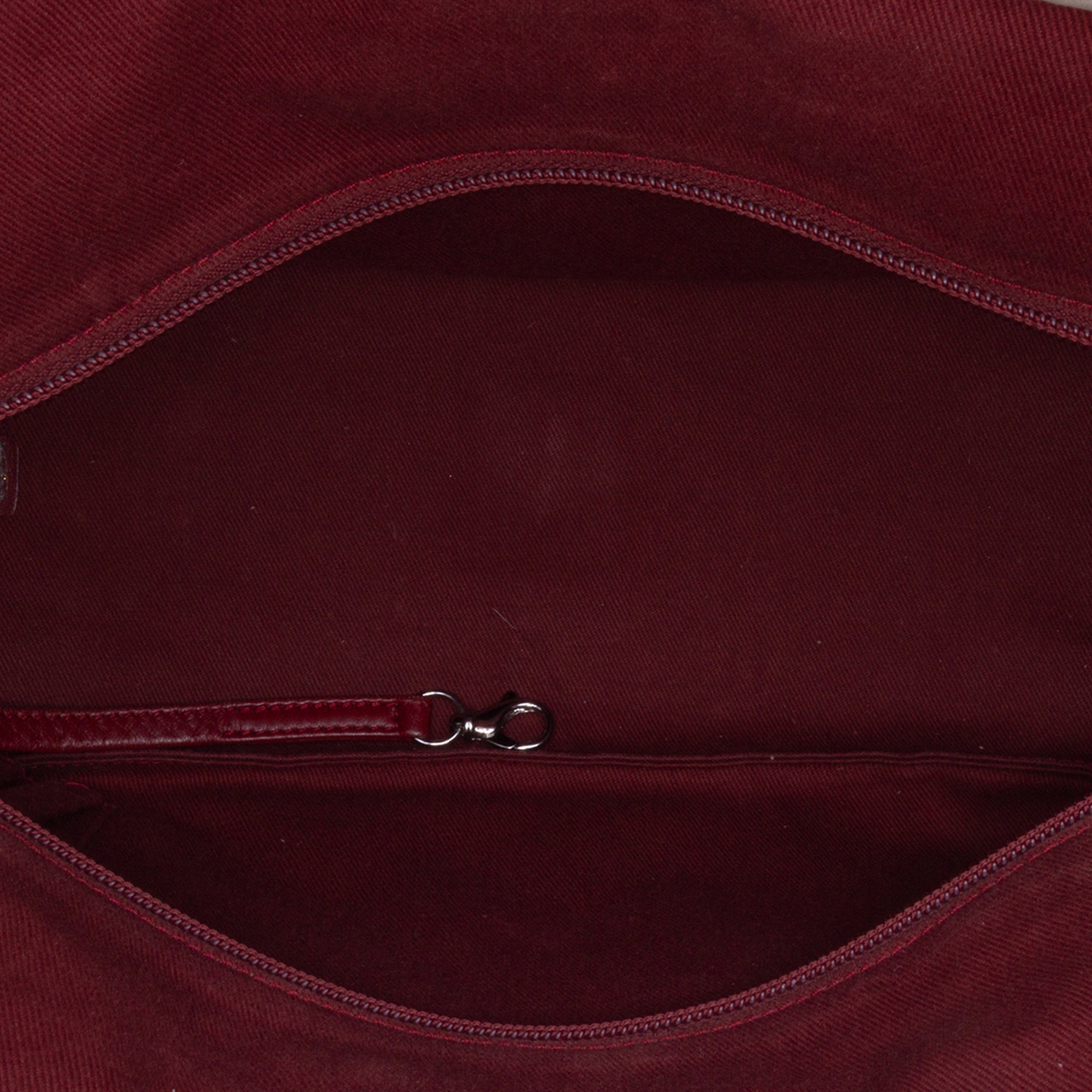 Large Quilted Aged Calfskin Cotton Club Tote