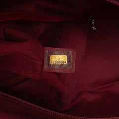 Large Quilted Aged Calfskin Cotton Club Tote