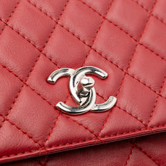 CC Quilted Calfskin In The Business Flap