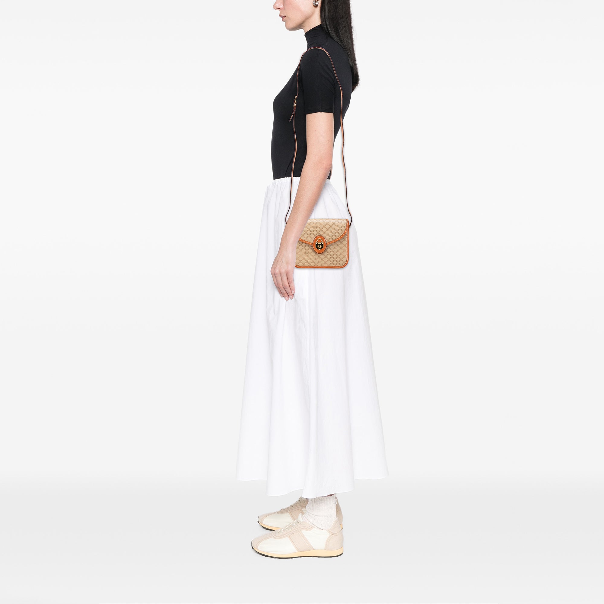 Macadam Coated Canvas Crossbody
