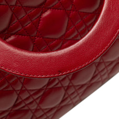 Large Lambskin Cannage Lady Dior