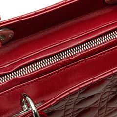 Large Lambskin Cannage Lady Dior