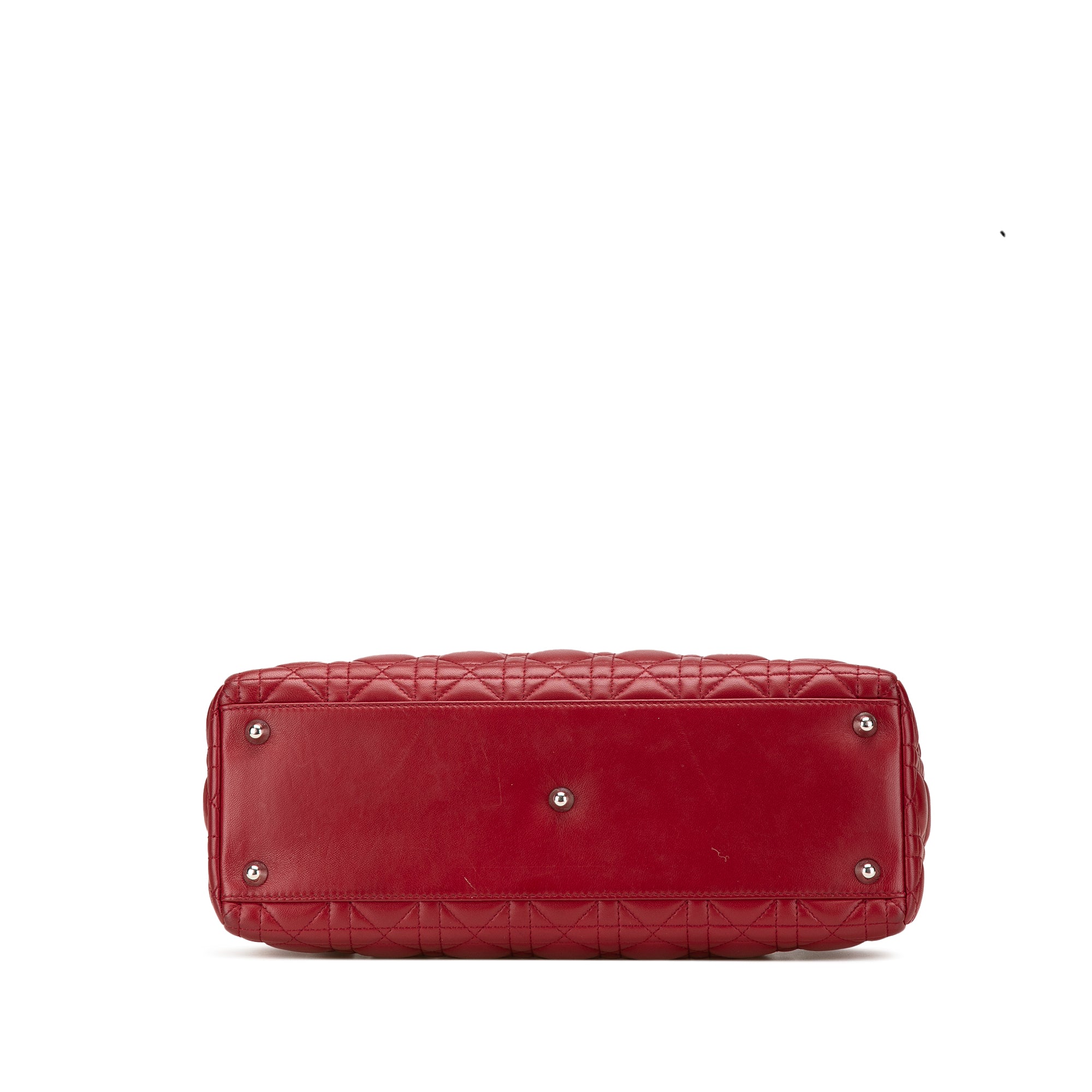 Large Lambskin Cannage Lady Dior