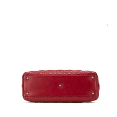 Large Lambskin Cannage Lady Dior