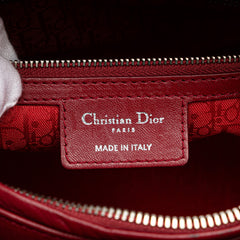 Large Lambskin Cannage Lady Dior
