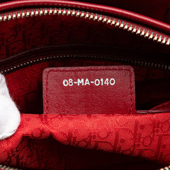 Large Lambskin Cannage Lady Dior