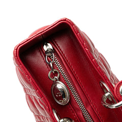 Large Lambskin Cannage Lady Dior