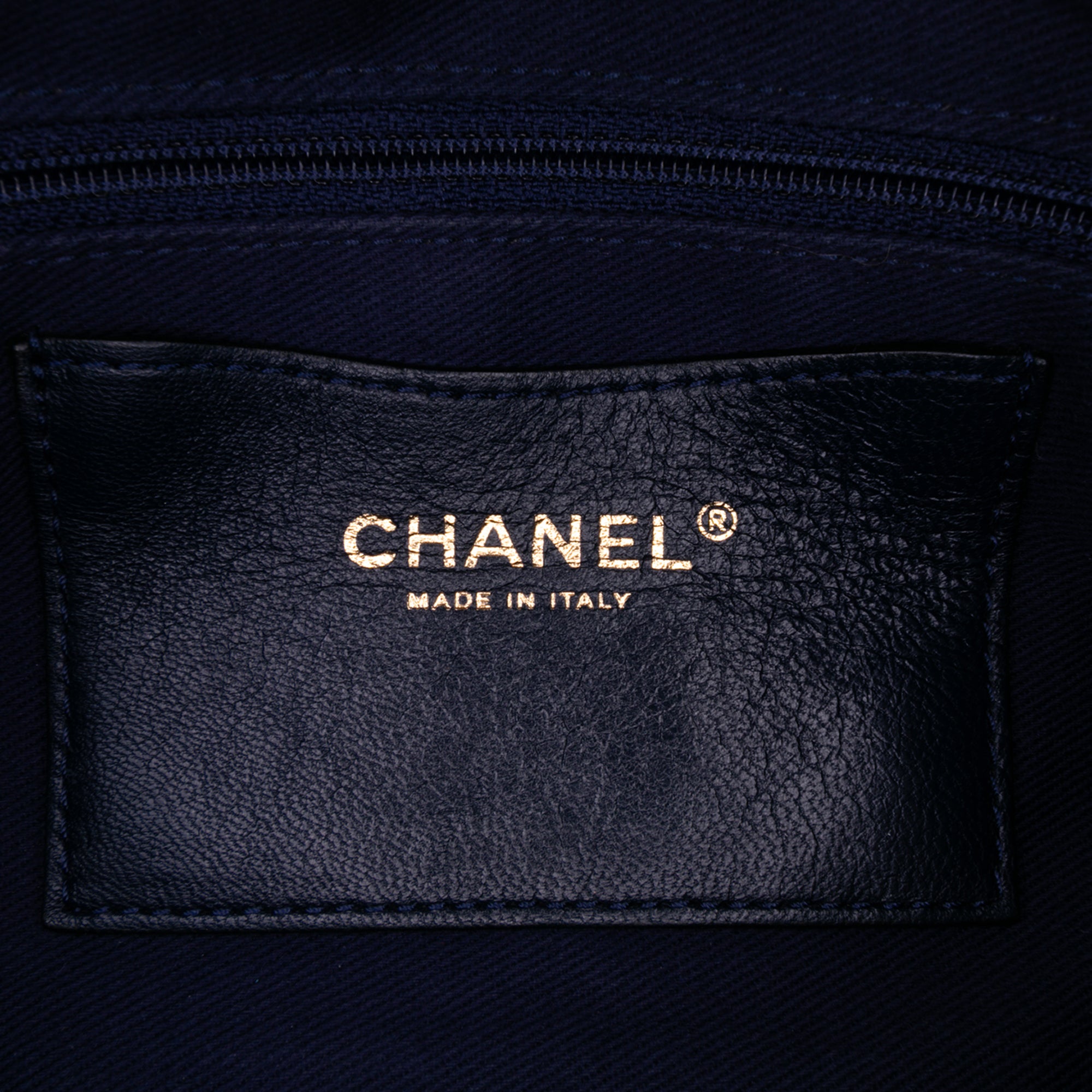 Large Quilted Iridescent Calfskin Shiva Flap