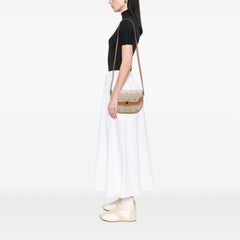 Honeycomb Coated Canvas Crossbody