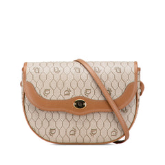 Honeycomb Coated Canvas Crossbody