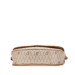 Honeycomb Coated Canvas Crossbody