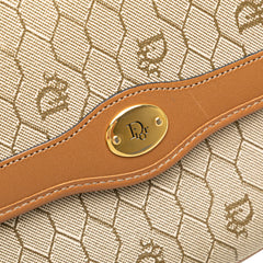 Honeycomb Coated Canvas Crossbody